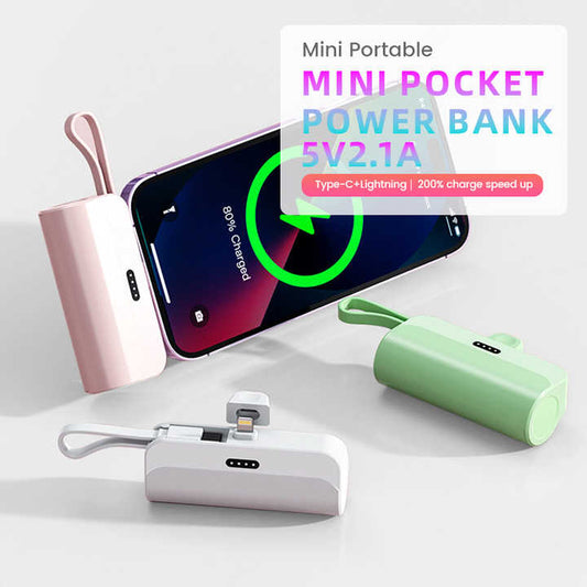 5000mAh Mini Portable Power Bank