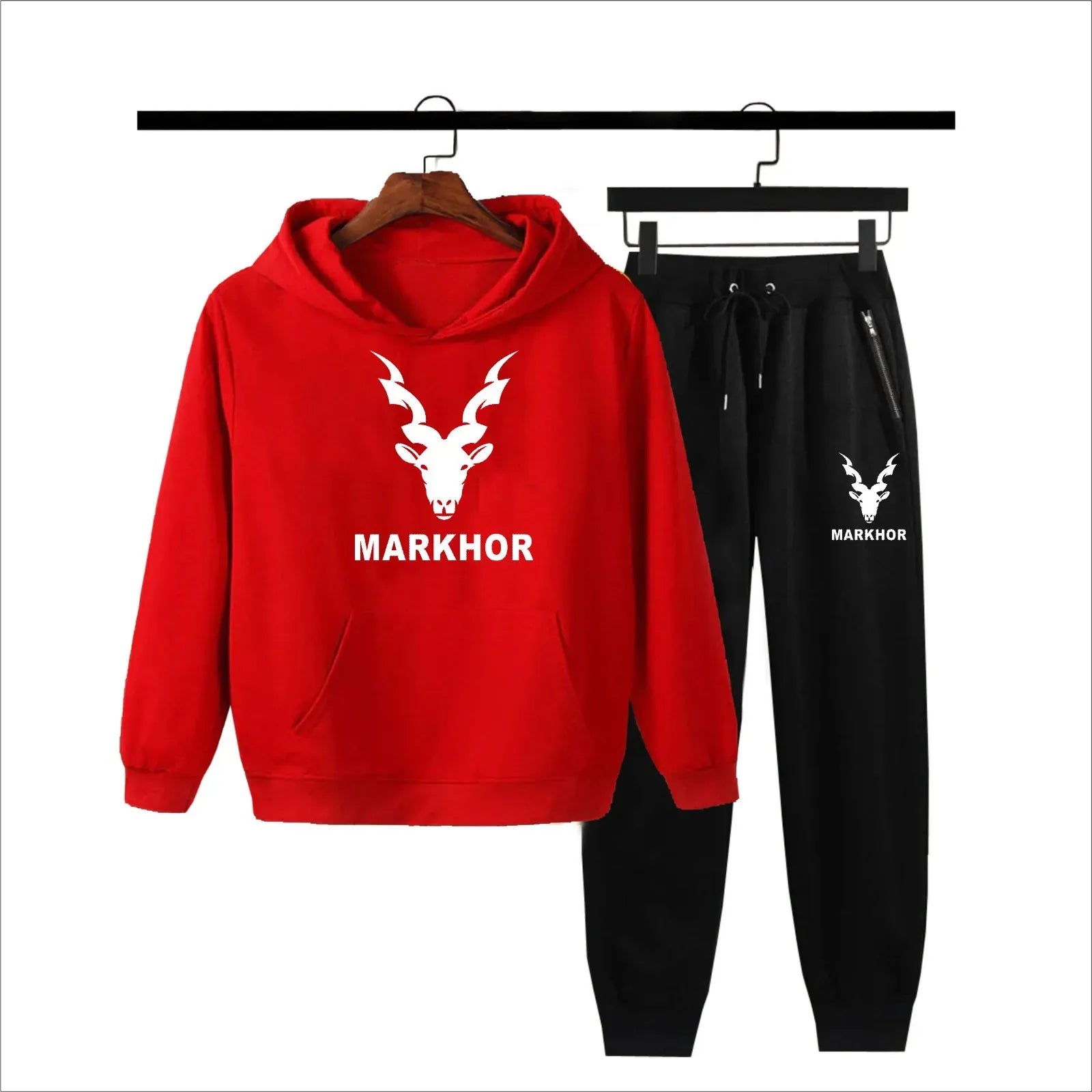 Winter Markhor Printed Hoodie + Trouser Track Suit for men