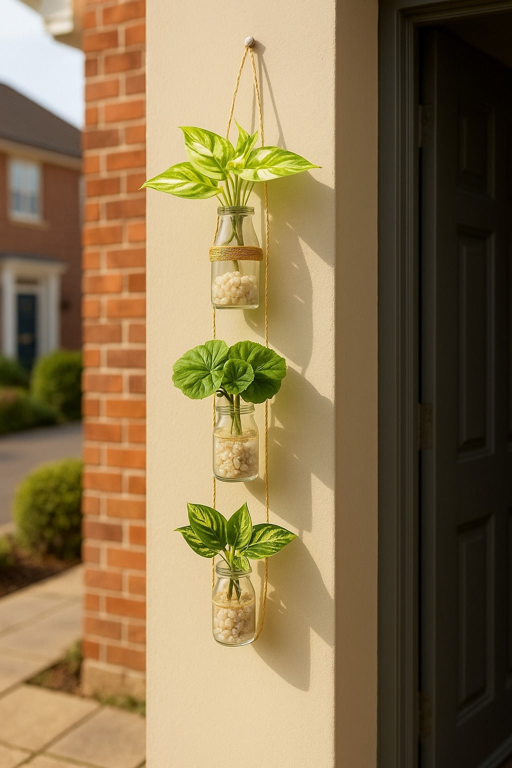 Hanging Bloom Bottles Wall Décor