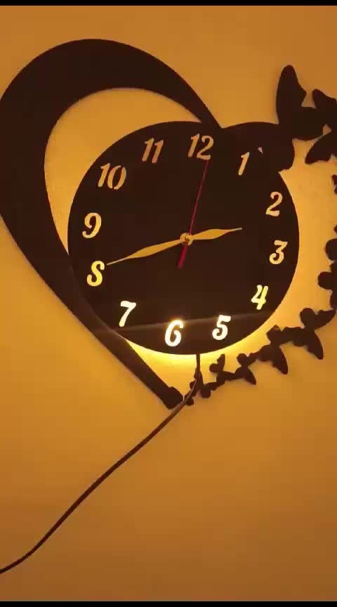 Wooden Wall Clock