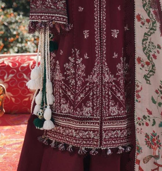 HUSSAIN REHAR 3 pc Unstitched Suit