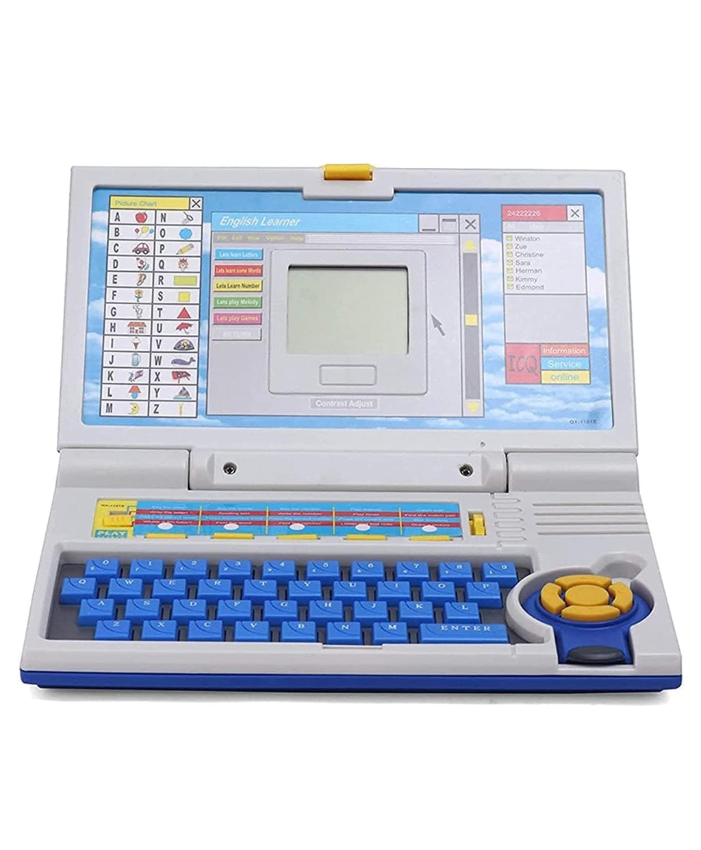 Educational Laptop Computer Toy with Mouse for Kids