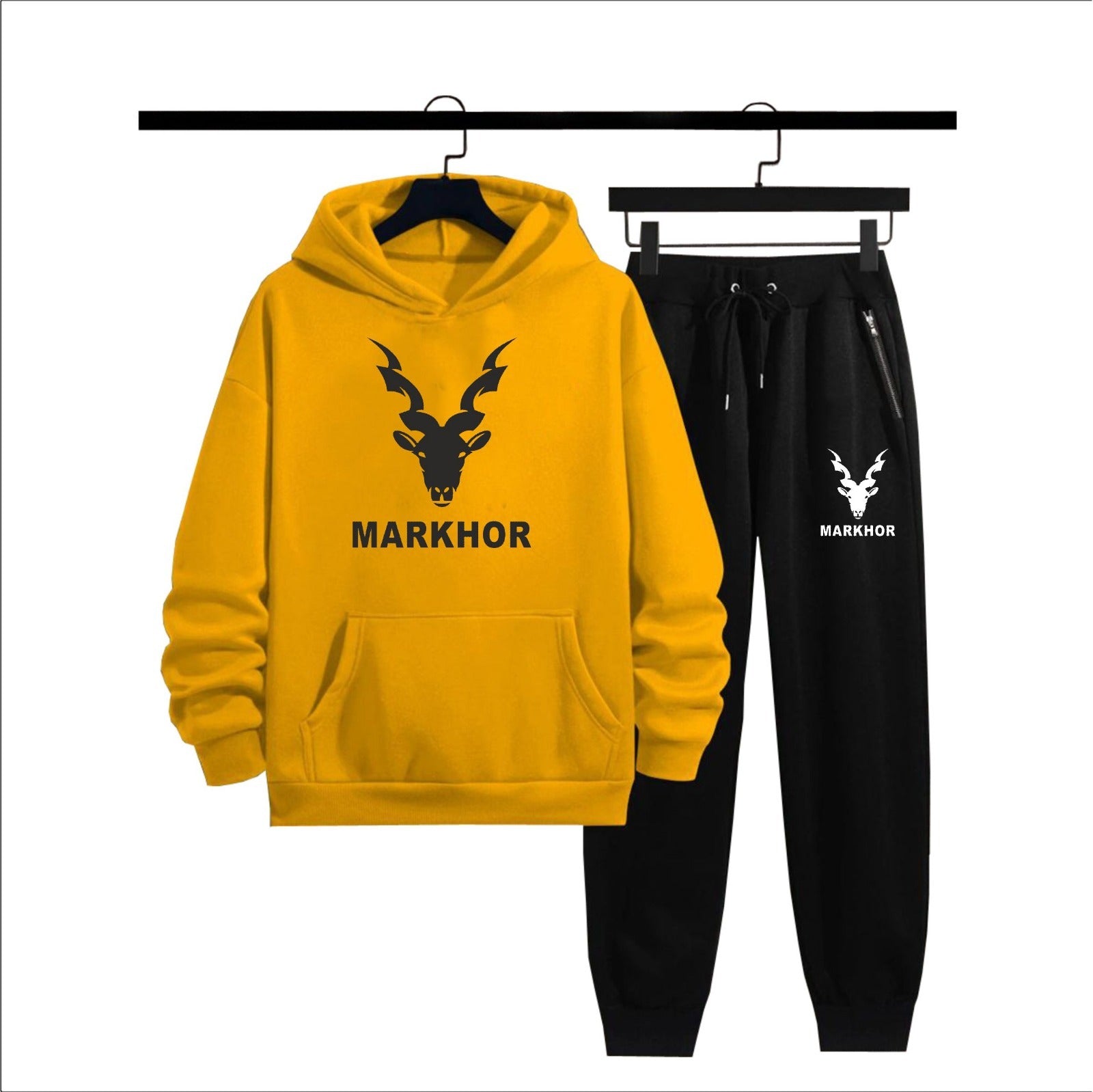 Winter Markhor Printed Hoodie + Trouser Track Suit for men