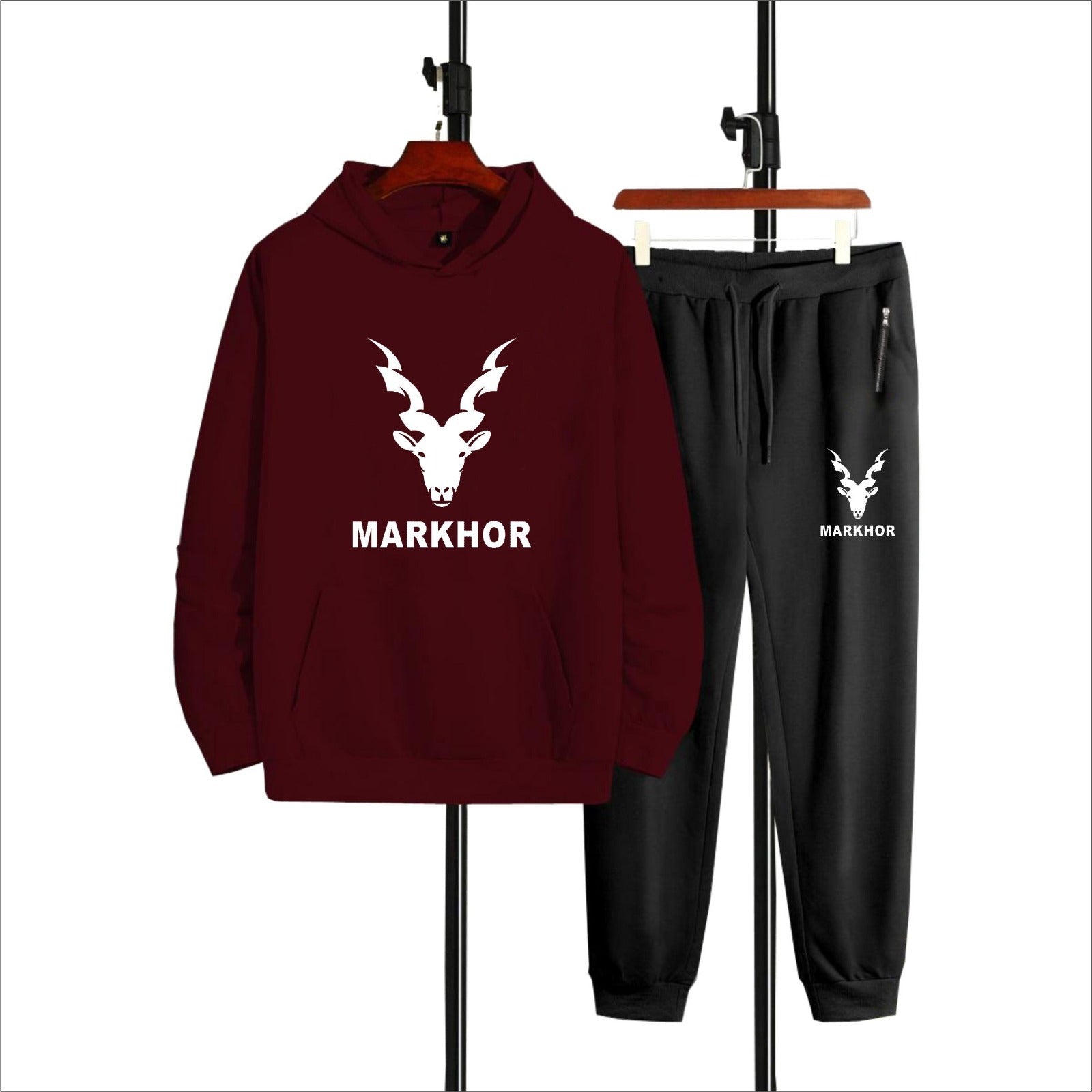 Winter Markhor Printed Hoodie + Trouser Track Suit for men